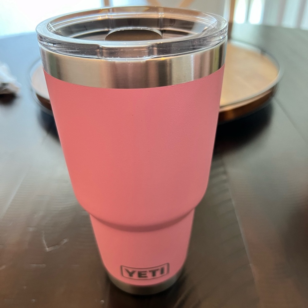 Pink Yeti rambler tumbler